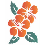 Stencil OPA 15x20 1012 Flores Hibiscos II - Palácio da Arte