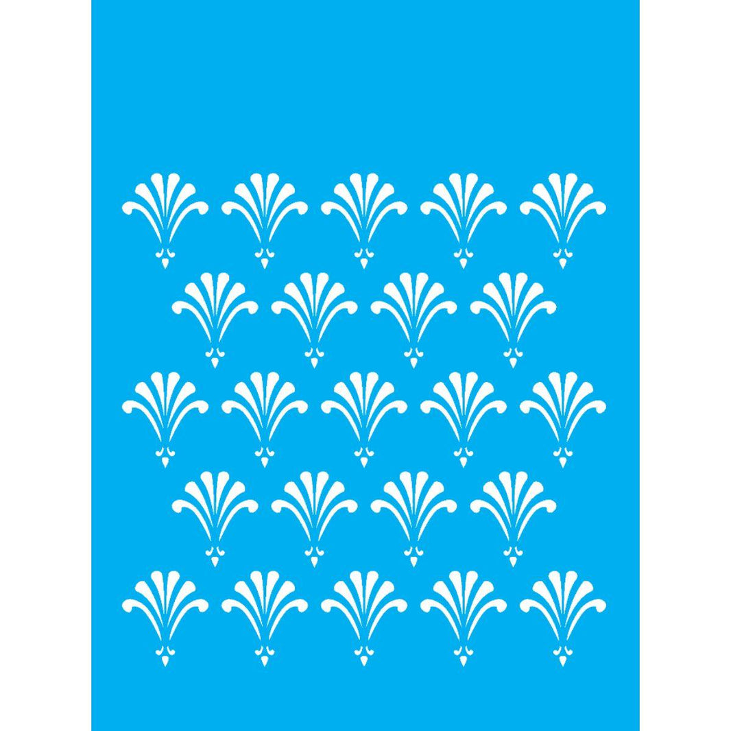 Stencil OPA 15x20 1316 Estamparia Flor Leque - Palácio da Arte