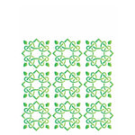Stencil OPA 15x20 2037 Estampa Ladrilho Corda - Palácio da Arte