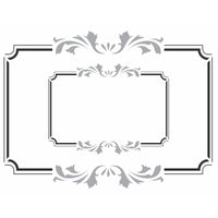 Stencil OPA 15x20 2447 Moldura Vintage - Palácio da Arte