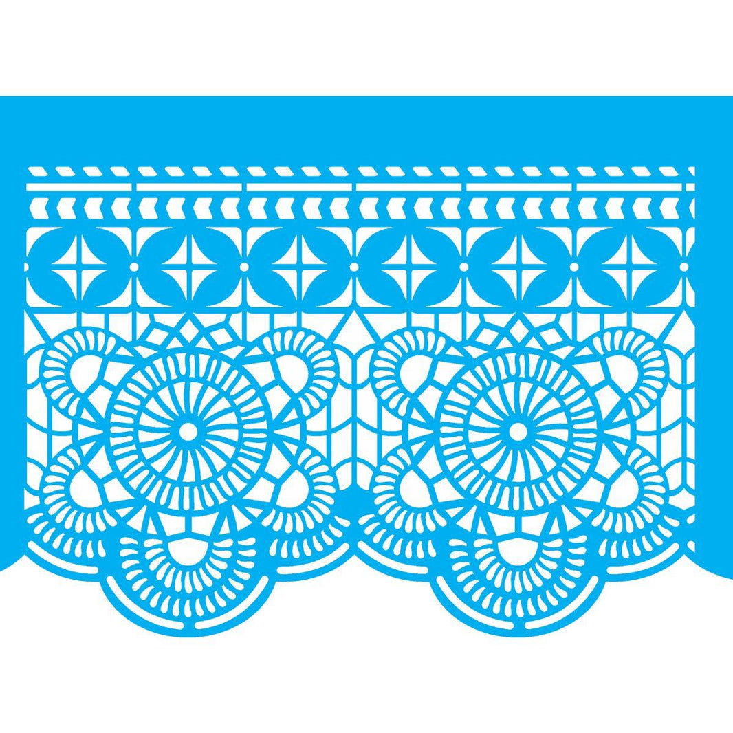 Stencil OPA 15x20 2622 Negativo Renda IV - Palácio da Arte