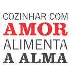 Stencil OPA 15x20 2705 Frase Cozinhar com Amor - Palácio da Arte