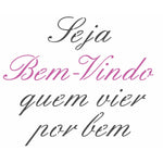 Stencil OPA 15x20 2710 Frase Seja Bem-Vindo - Palácio da Arte
