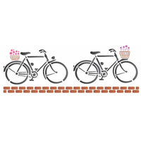 Stencil OPA 17x42 1225 Bicicletas - Palácio da Arte