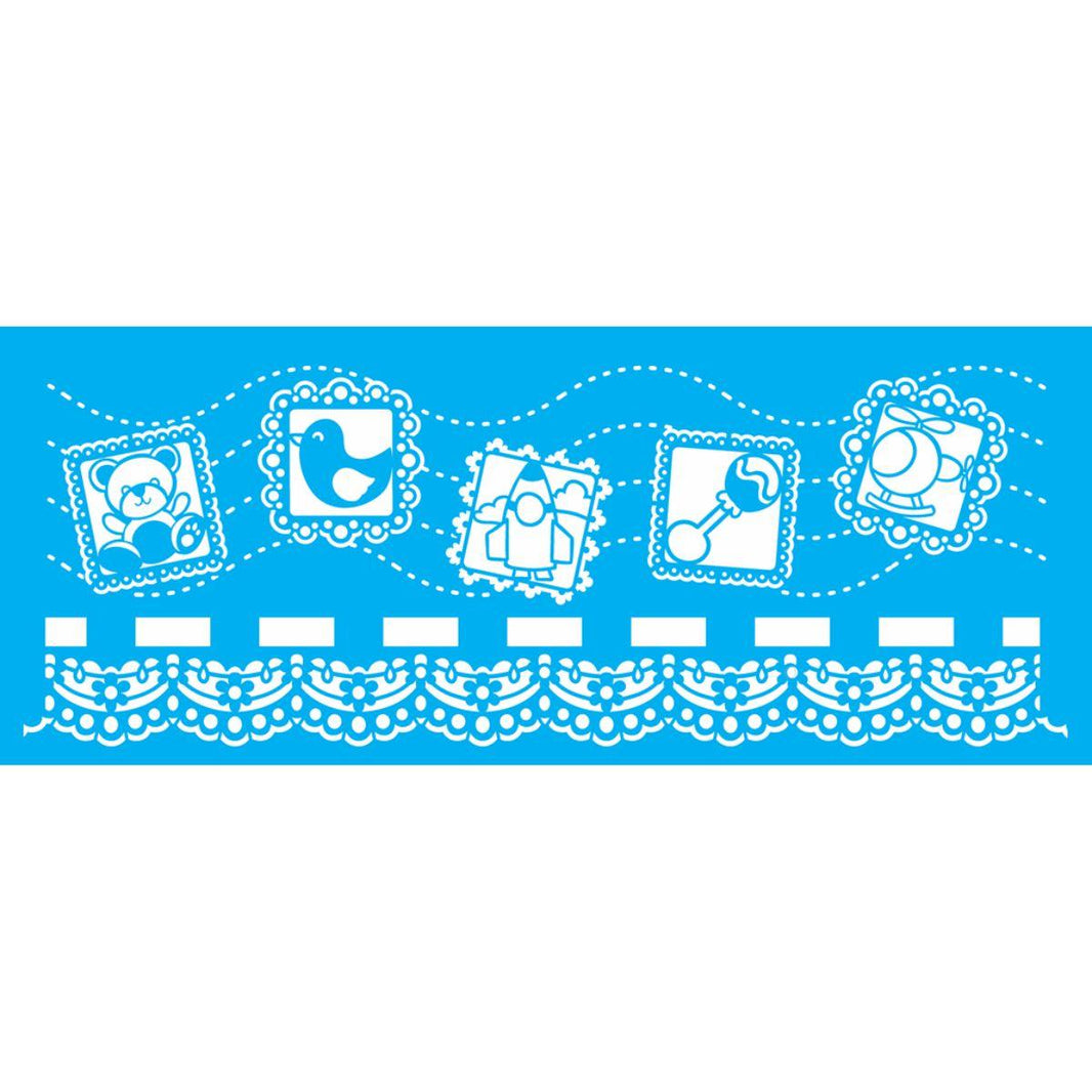 Stencil OPA 17x42 2949 Infantil Renda Brinquedos - Palácio da Arte