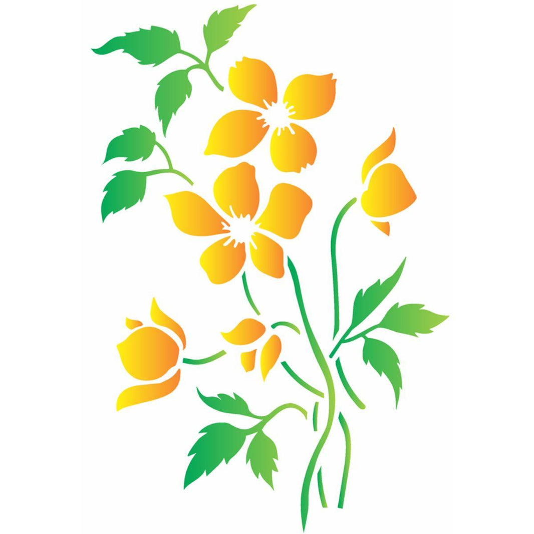 Stencil OPA 20x25 1405 Flor do Campo - Palácio da Arte