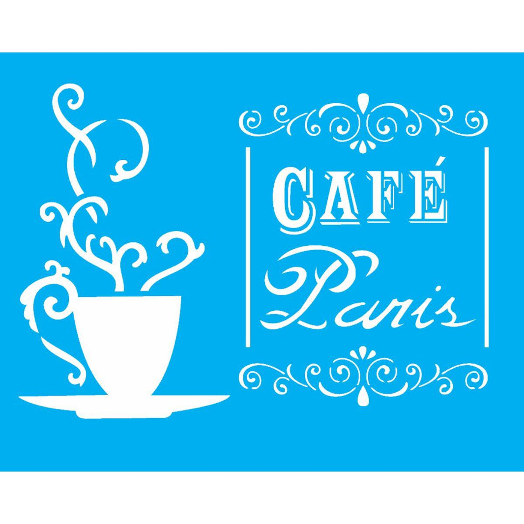 Stencil OPA 20x25 1435 Café Paris - Palácio da Arte
