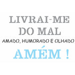 Stencil OPA 20x25 2719 Frase Livrai-me do Mal - Palácio da Arte