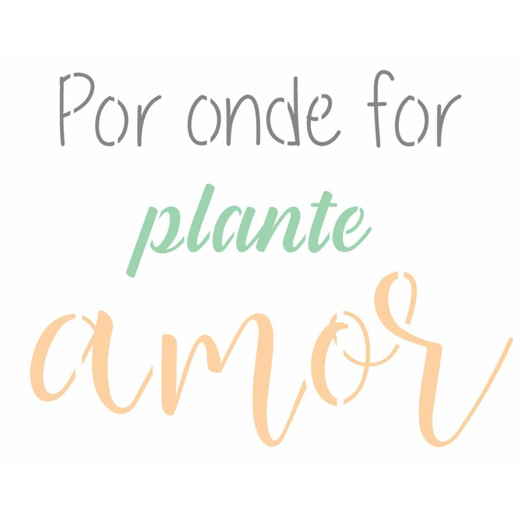 Stencil OPA 20x25 2721 Frase Por Onde For - Palácio da Arte