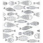 Stencil OPA 20x25 2857 Estamparia Peixes I - Palácio da Arte