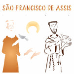 Stencil OPA 30,5x30,5 2206 São Francisco de Assis - Palácio da Arte