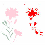 Stencil OPA 30,5x30,5 2369 Flor Cravo - Palácio da Arte