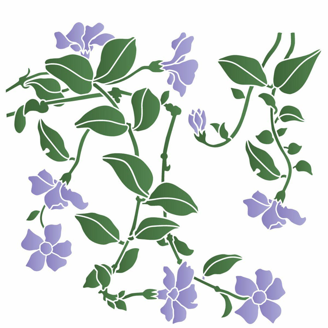 Stencil OPA 30,5x30,5 3225 Flor Tumbérgias - Palácio da Arte