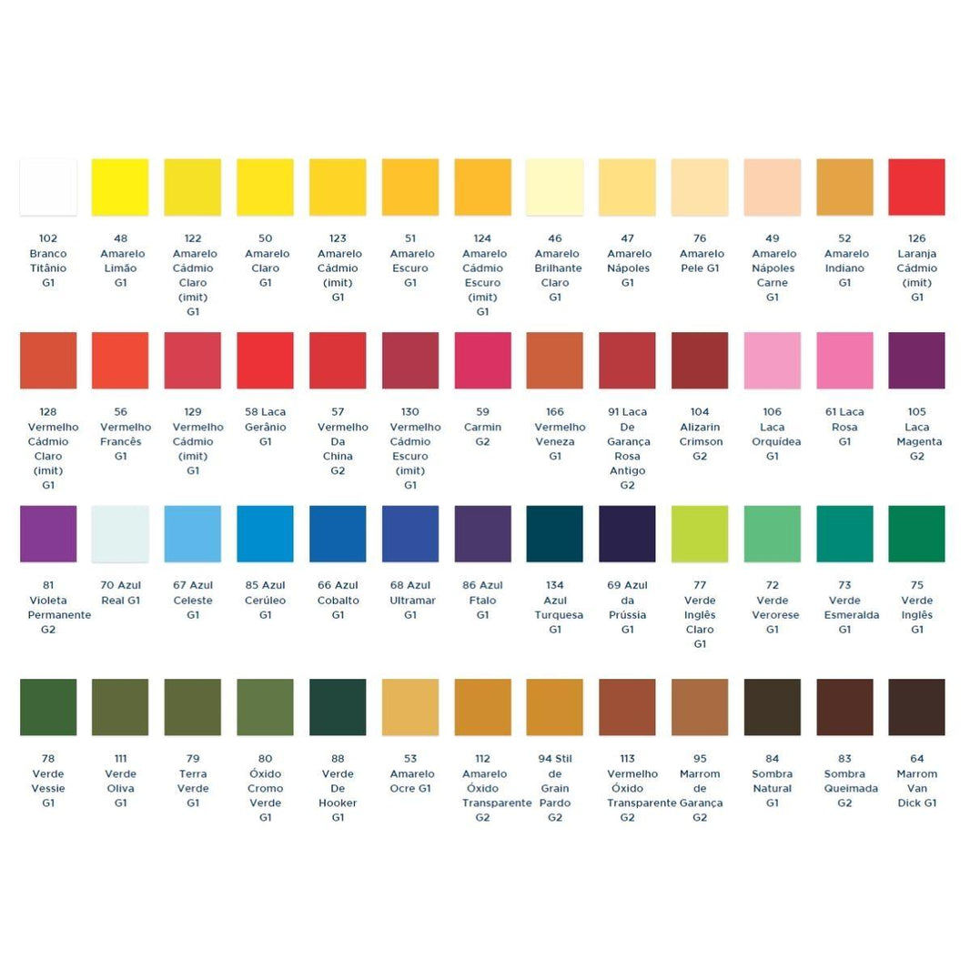 Tinta Acrílica Corfix 250ml Grupo I - Palácio da Arte