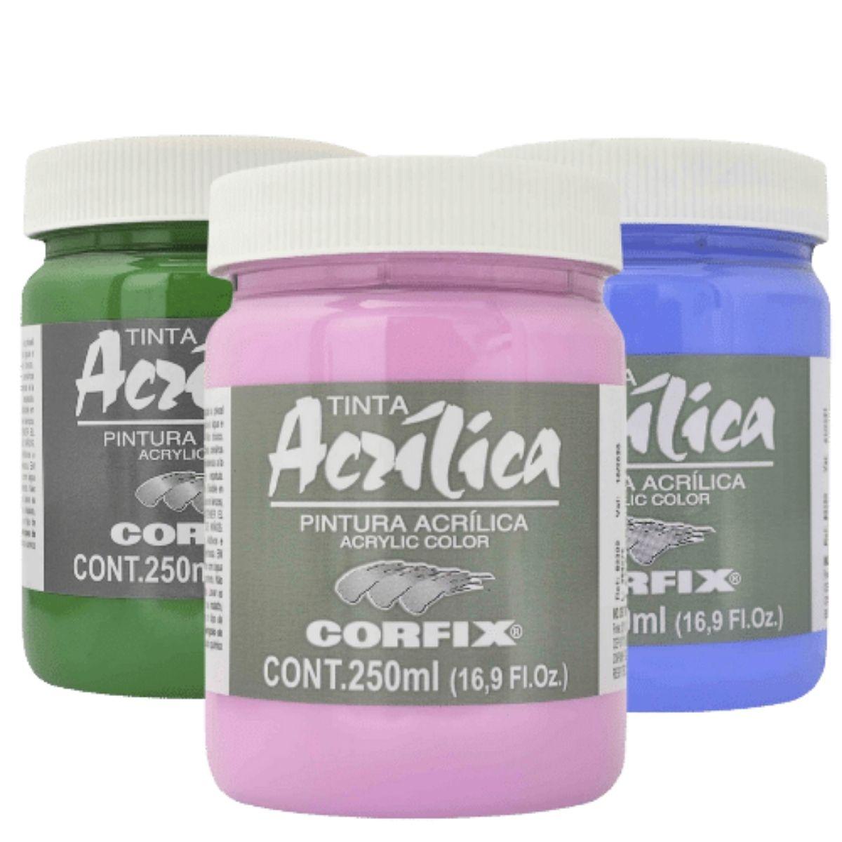 Tinta Acrílica Corfix 250ml Grupo I - Palácio da Arte