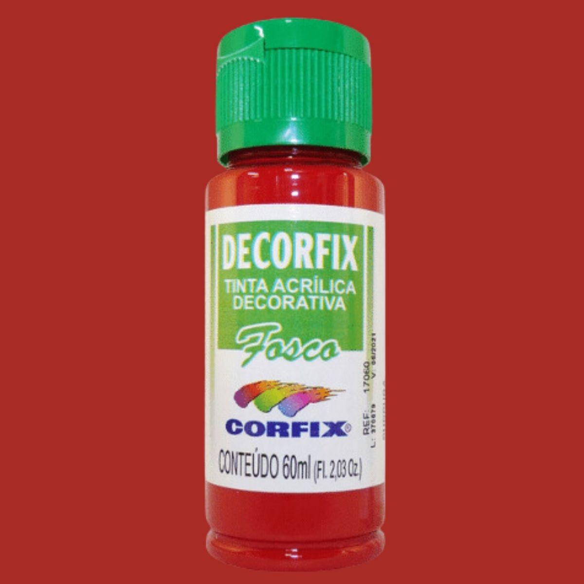 Tinta Acrílica Decorfix Corfix 60ml Fosca - Palácio da Arte