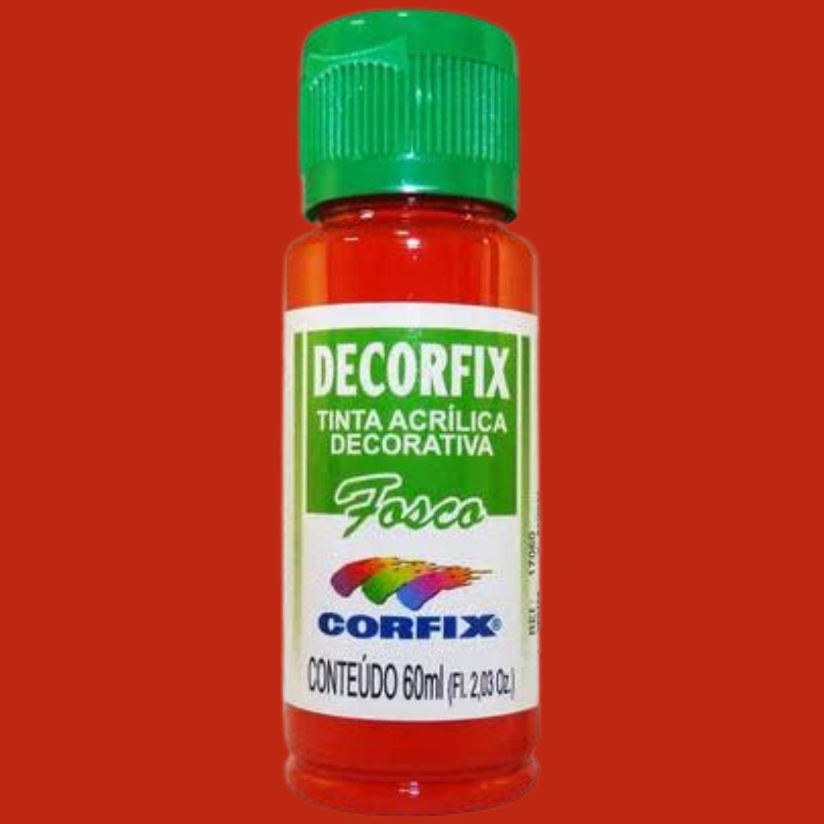Tinta Acrílica Decorfix Corfix 60ml Fosca - Palácio da Arte
