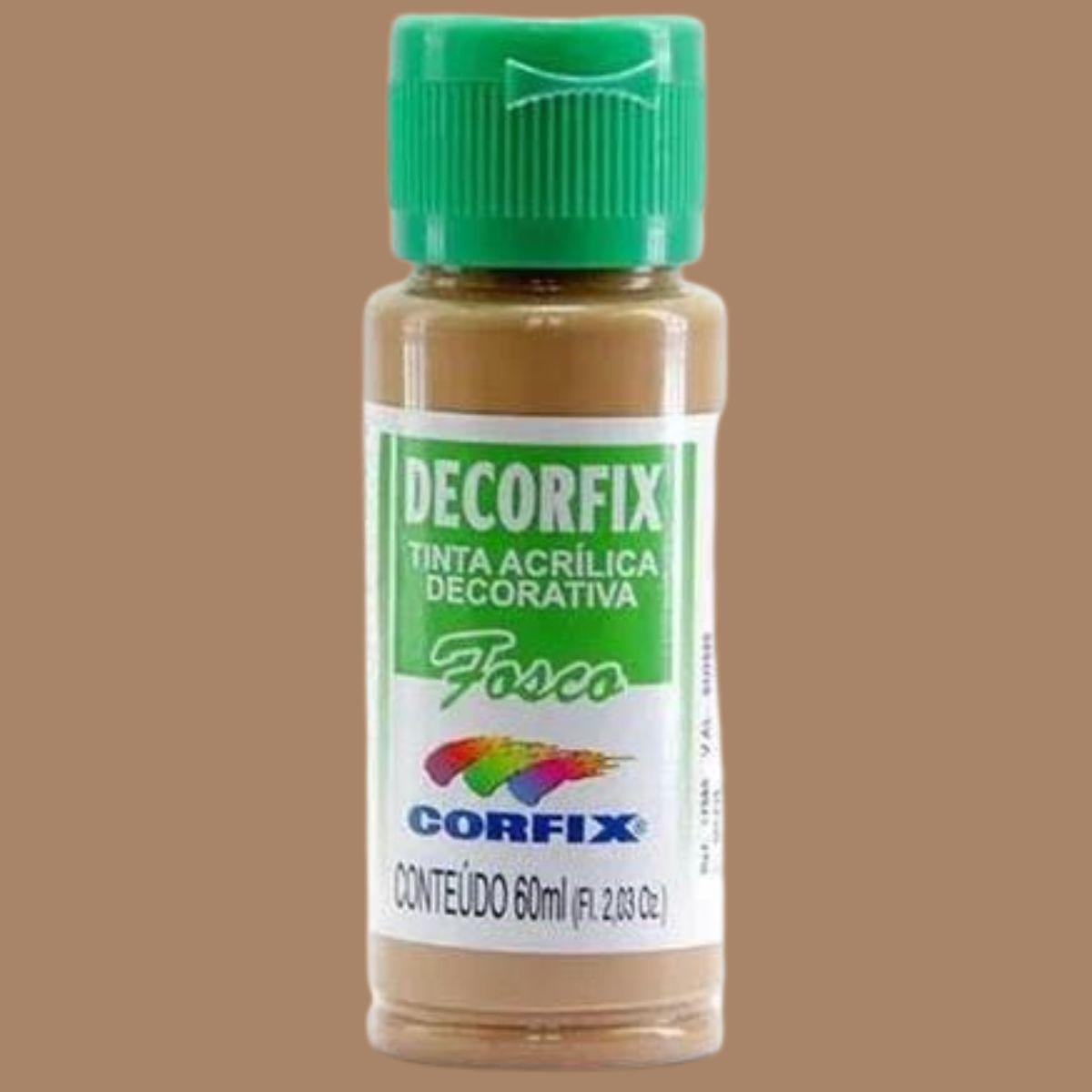 Tinta Acrílica Decorfix Corfix 60ml Fosca - Palácio da Arte