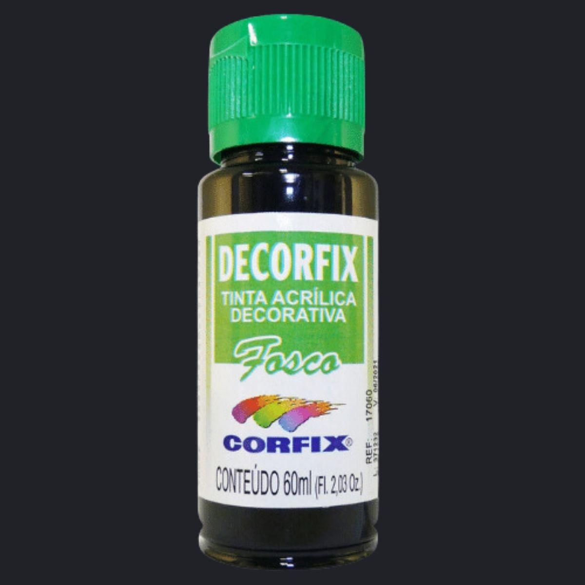 Tinta Acrílica Decorfix Corfix 60ml Fosca - Palácio da Arte