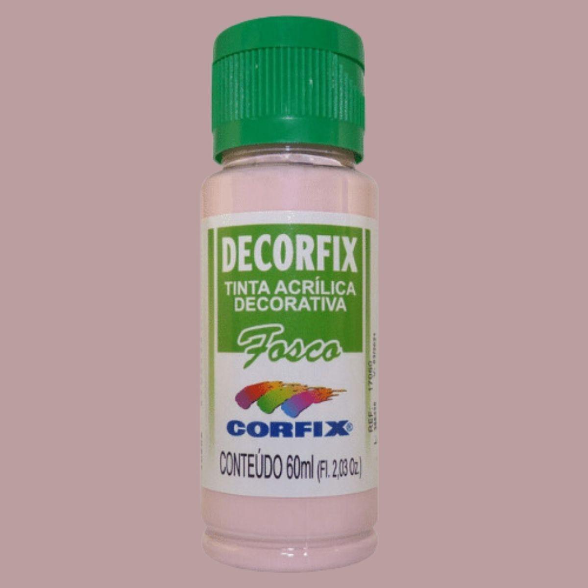 Tinta Acrílica Decorfix Corfix 60ml Fosca - Palácio da Arte