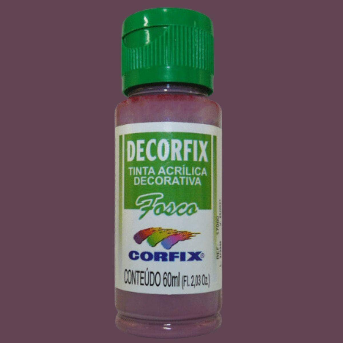 Tinta Acrílica Decorfix Corfix 60ml Fosca - Palácio da Arte