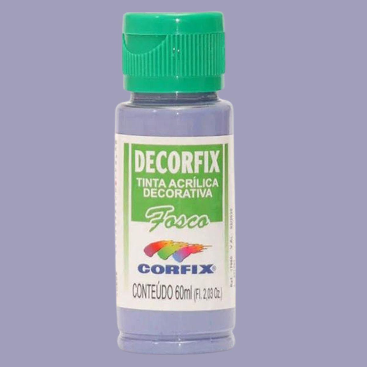 Tinta Acrílica Decorfix Corfix 60ml Fosca - Palácio da Arte