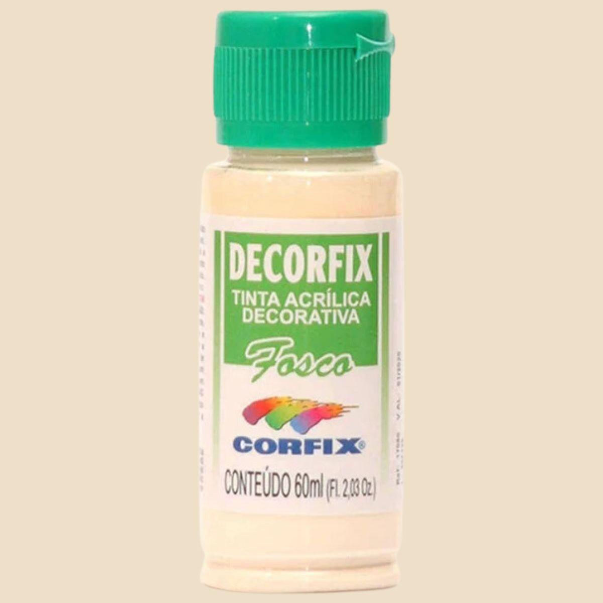 Tinta Acrílica Decorfix Corfix 60ml Fosca - Palácio da Arte