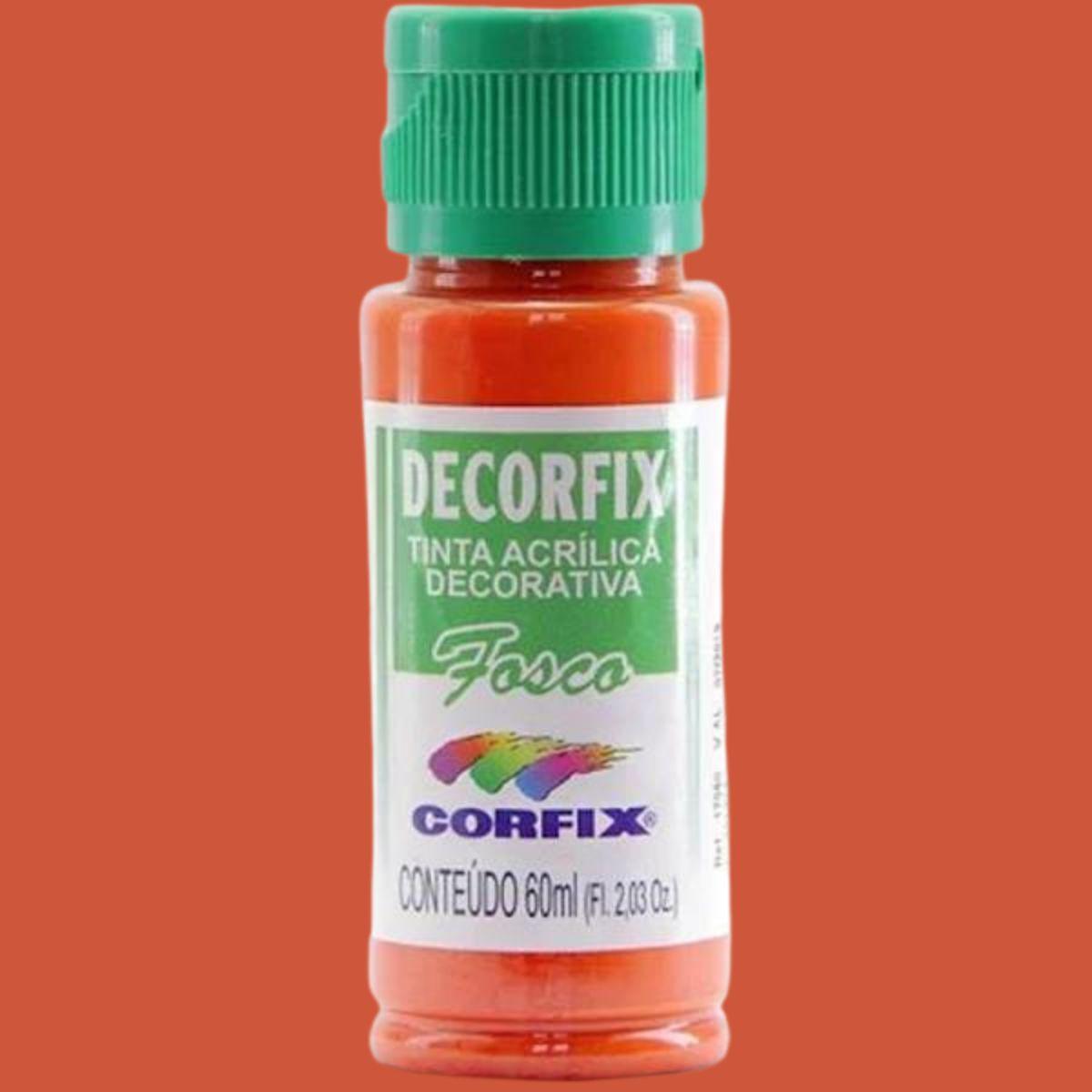 Tinta Acrílica Decorfix Corfix 60ml Fosca - Palácio da Arte