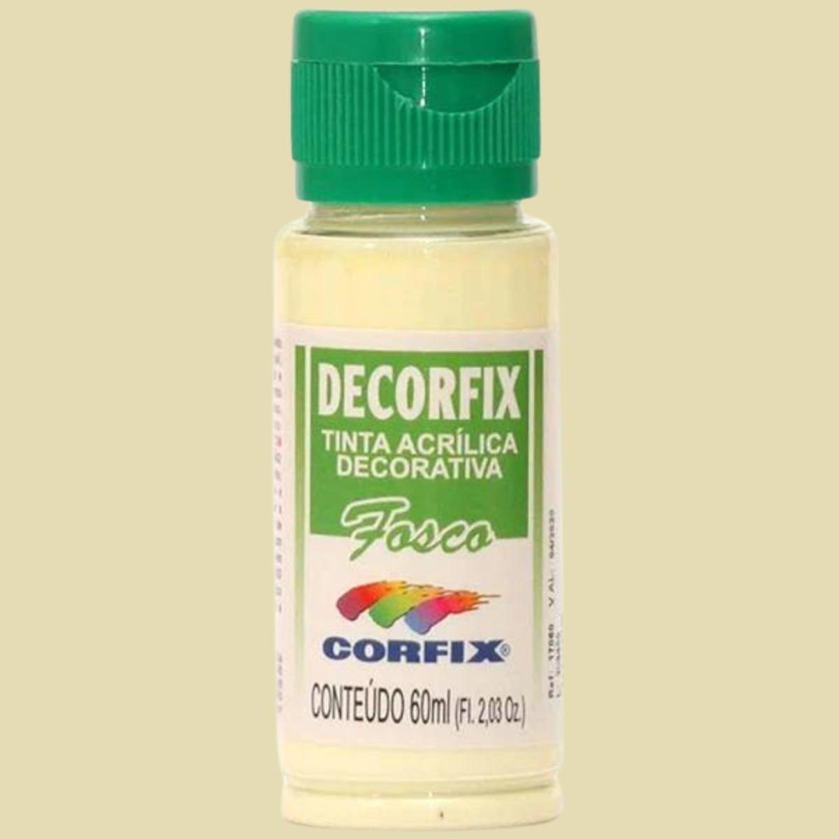 Tinta Acrílica Decorfix Corfix 60ml Fosca - Palácio da Arte