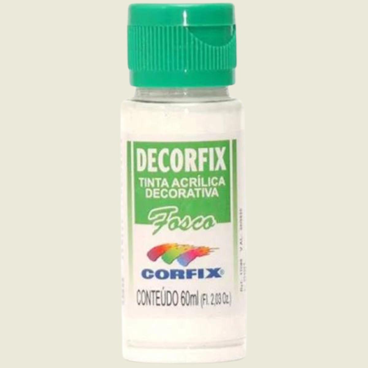 Tinta Acrílica Decorfix Corfix 60ml Fosca - Palácio da Arte