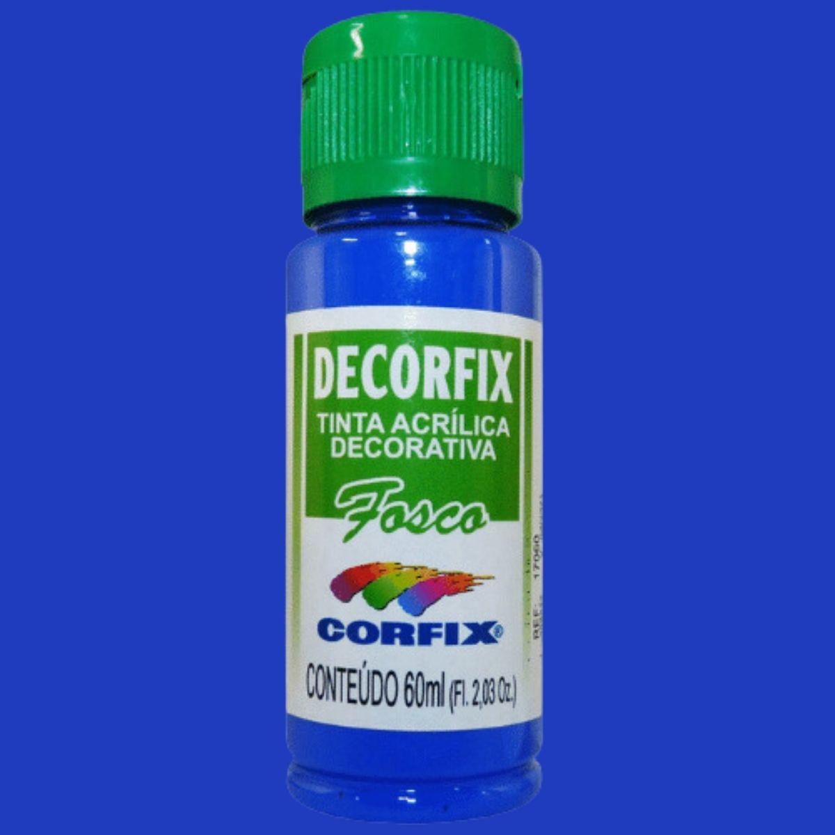 Tinta Acrílica Decorfix Corfix 60ml Fosca - Palácio da Arte