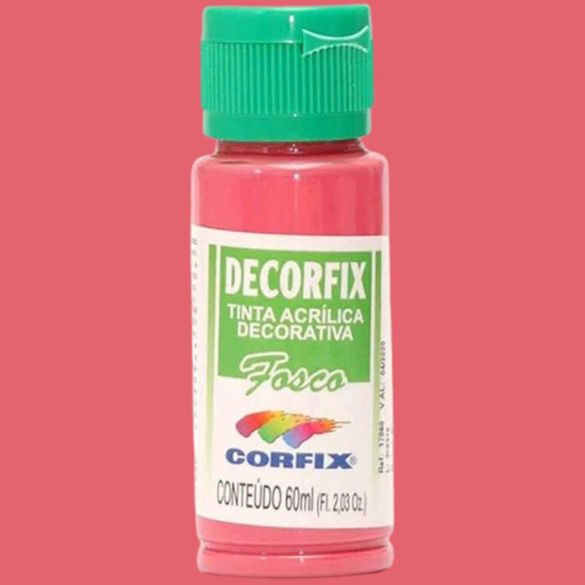 Tinta Acrílica Decorfix Corfix 60ml Fosca - Palácio da Arte