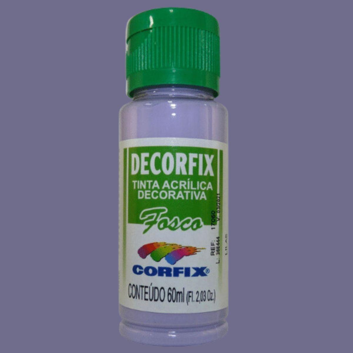 Tinta Acrílica Decorfix Corfix 60ml Fosca - Palácio da Arte