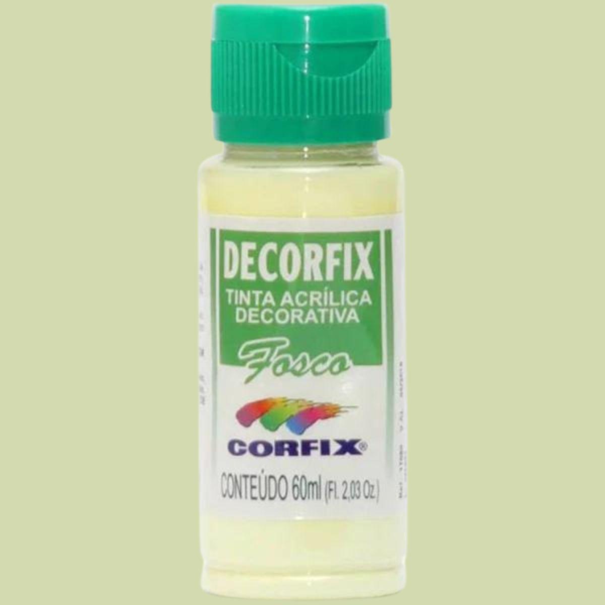Tinta Acrílica Decorfix Corfix 60ml Fosca - Palácio da Arte