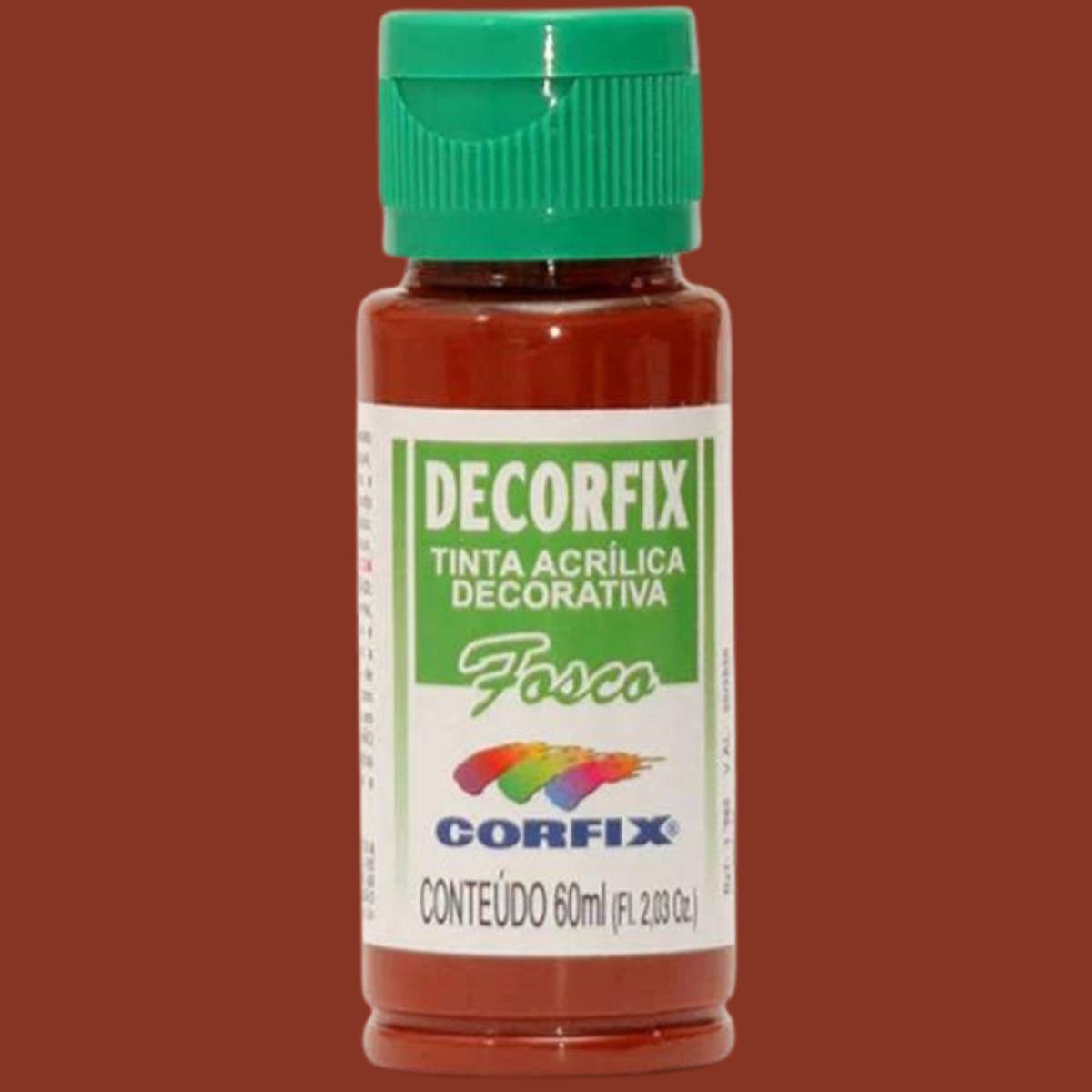 Tinta Acrílica Decorfix Corfix 60ml Fosca - Palácio da Arte