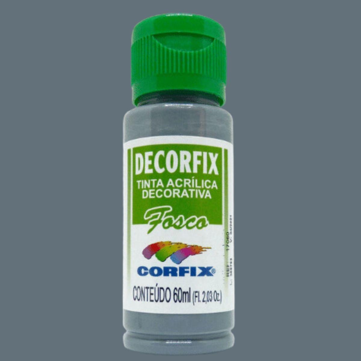 Tinta Acrílica Decorfix Corfix 60ml Fosca - Palácio da Arte