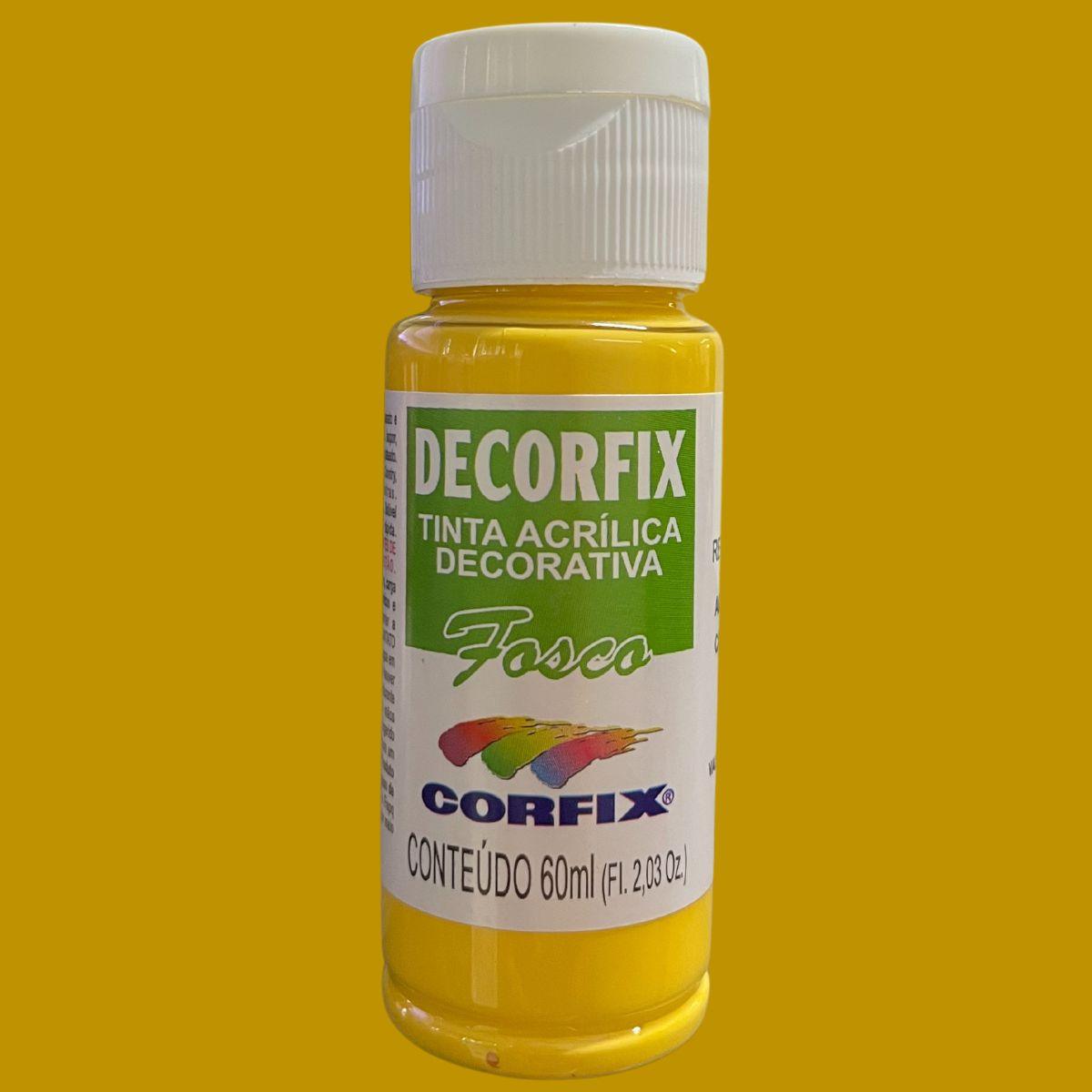 Tinta Acrílica Decorfix Corfix 60ml Fosca - Palácio da Arte