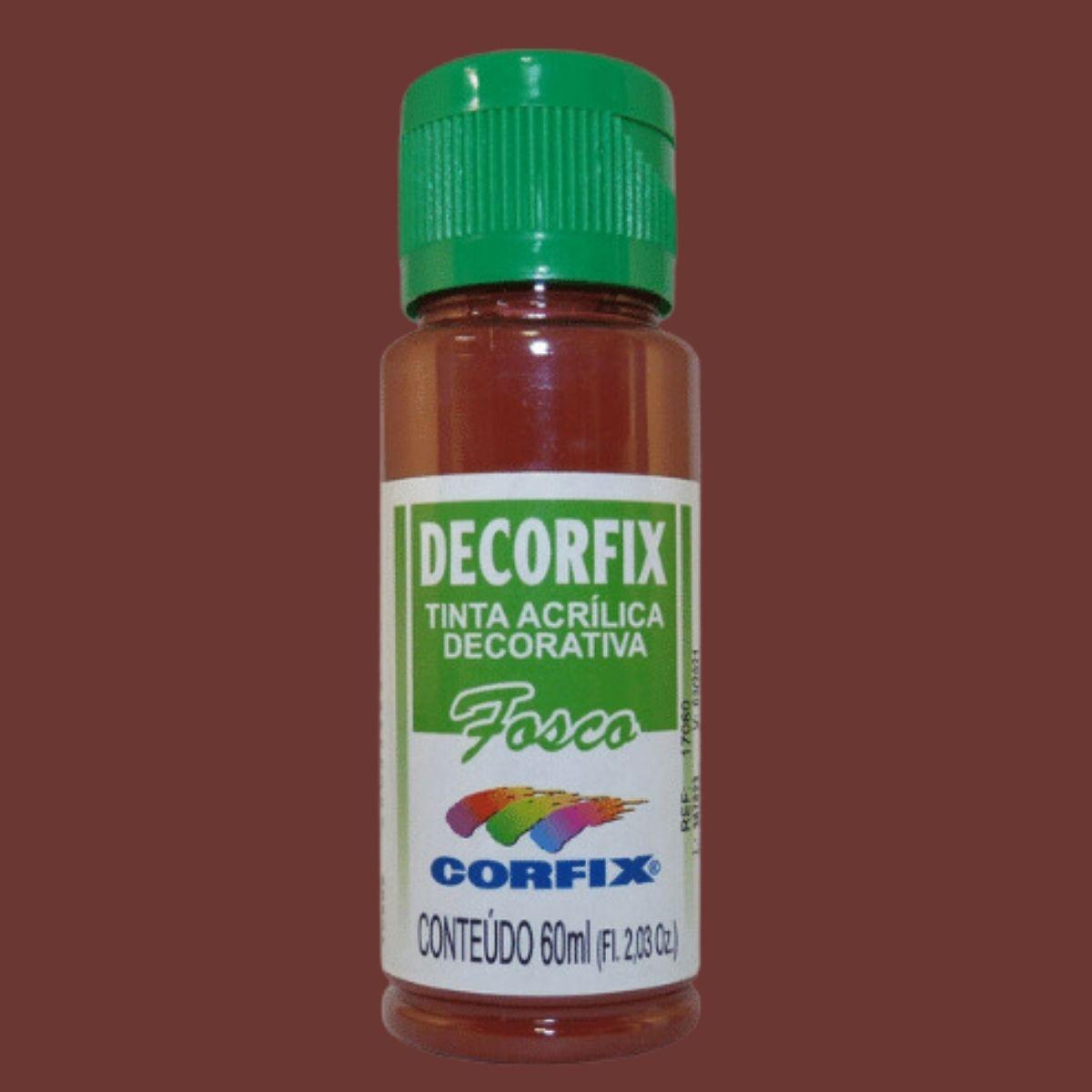 Tinta Acrílica Decorfix Corfix 60ml Fosca - Palácio da Arte