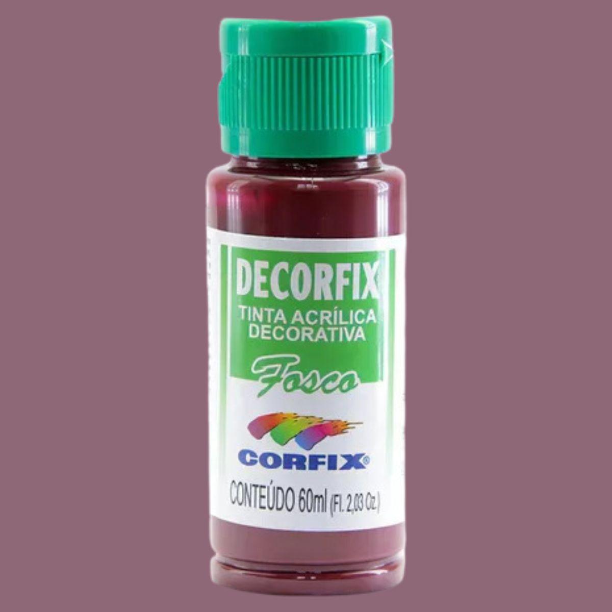 Tinta Acrílica Decorfix Corfix 60ml Fosca - Palácio da Arte