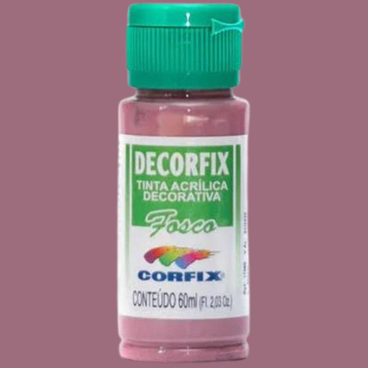 Tinta Acrílica Decorfix Corfix 60ml Fosca - Palácio da Arte