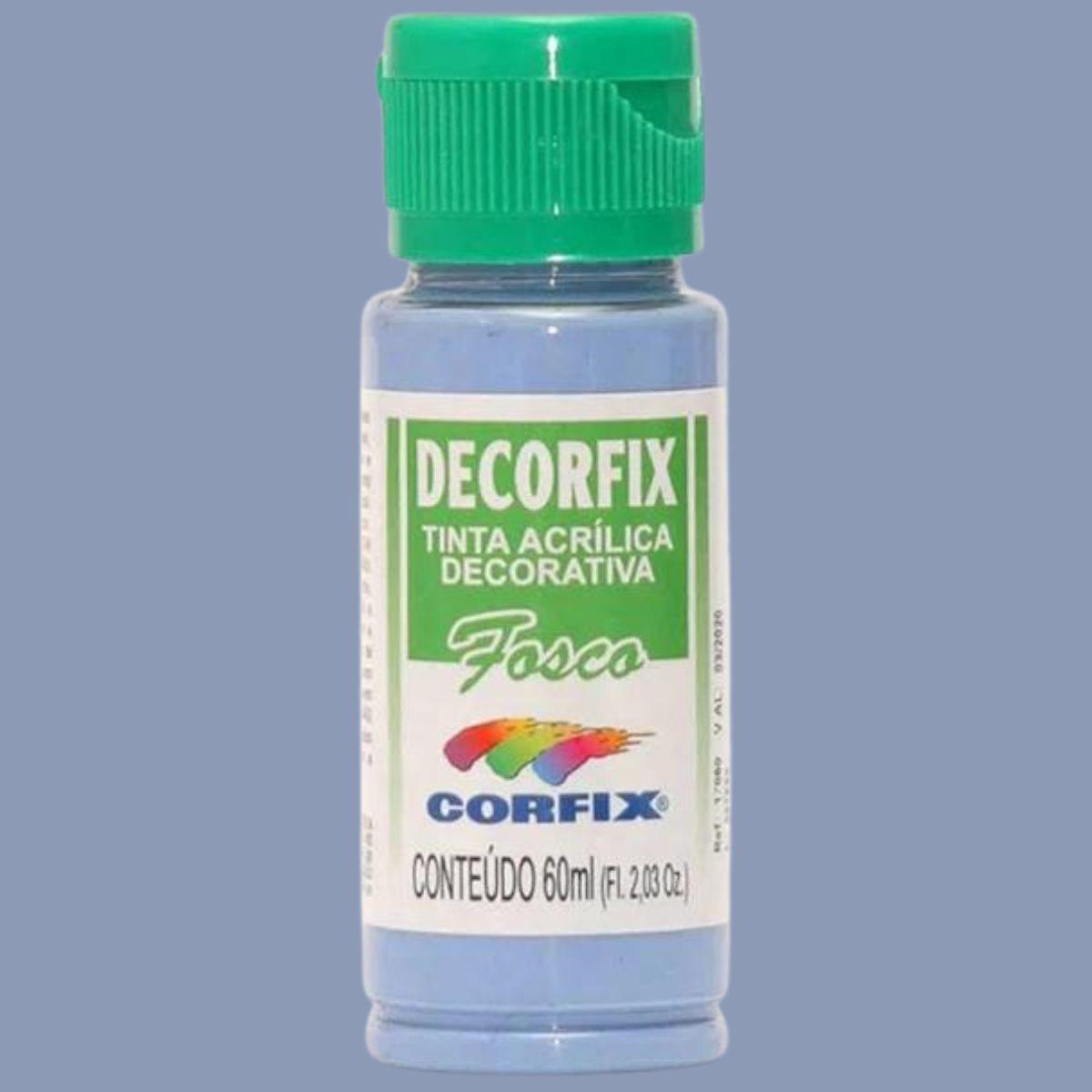 Tinta Acrílica Decorfix Corfix 60ml Fosca - Palácio da Arte