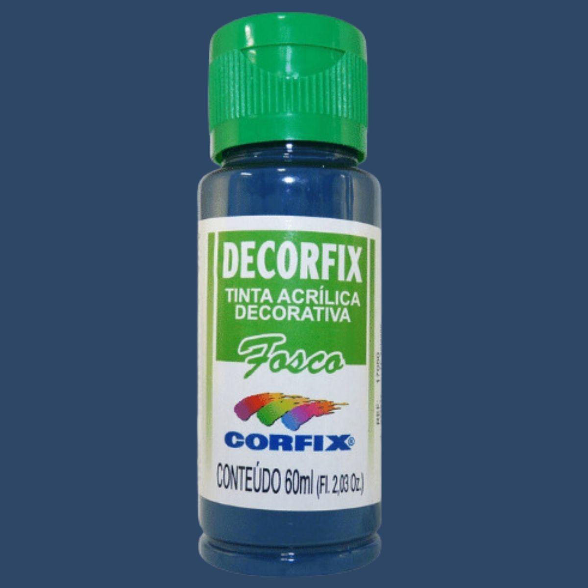 Tinta Acrílica Decorfix Corfix 60ml Fosca - Palácio da Arte