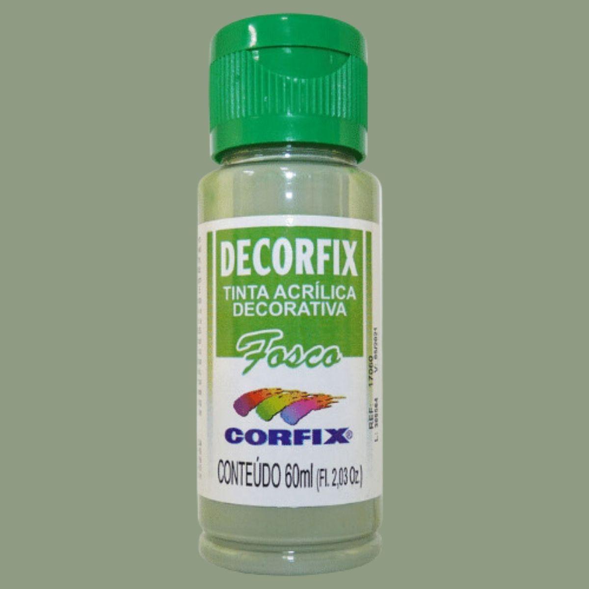 Tinta Acrílica Decorfix Corfix 60ml Fosca - Palácio da Arte