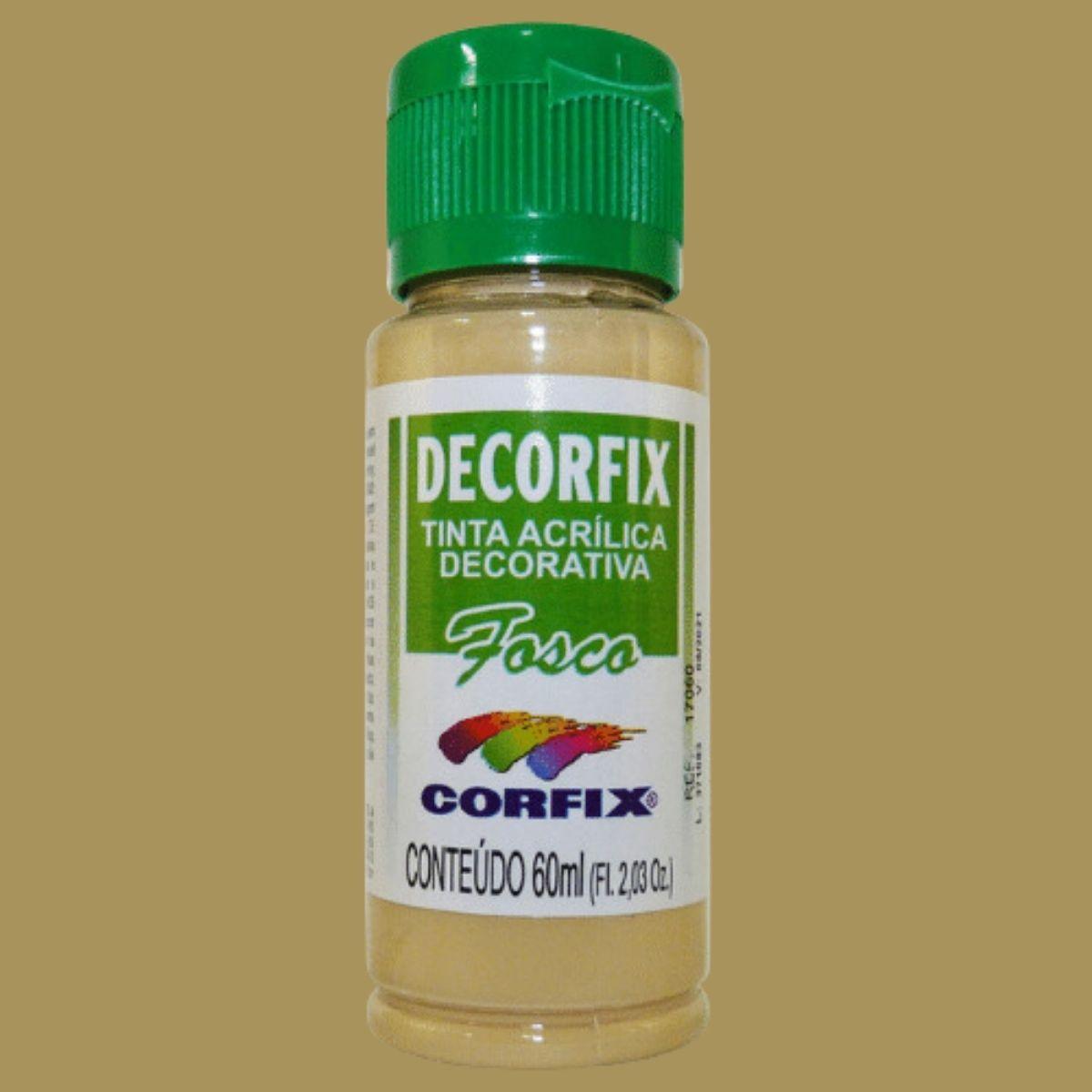 Tinta Acrílica Decorfix Corfix 60ml Fosca - Palácio da Arte