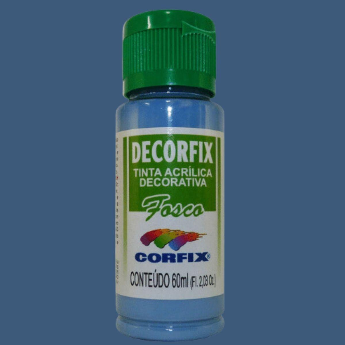 Tinta Acrílica Decorfix Corfix 60ml Fosca - Palácio da Arte