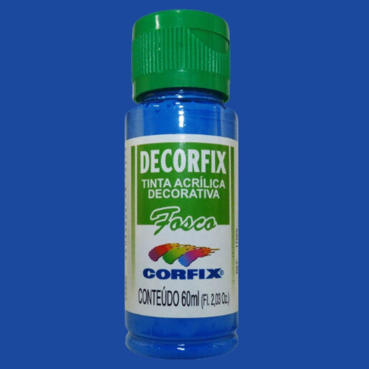 Tinta Acrílica Decorfix Corfix 60ml Fosca - Palácio da Arte