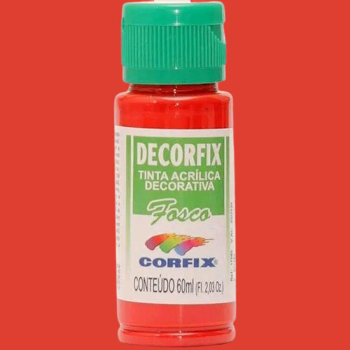 Tinta Acrílica Decorfix Corfix 60ml Fosca - Palácio da Arte
