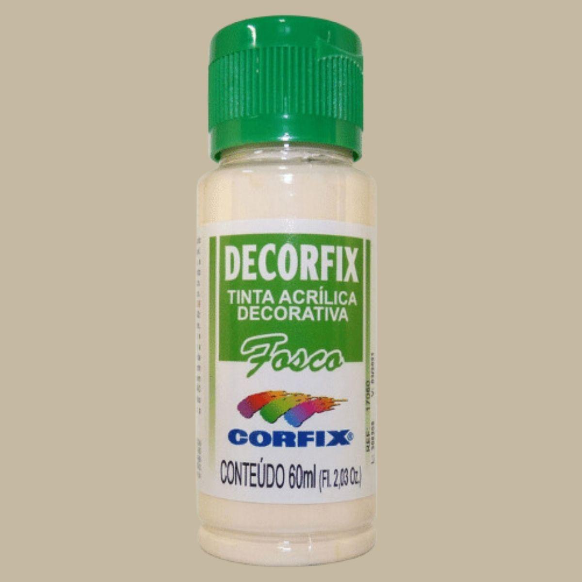 Tinta Acrílica Decorfix Corfix 60ml Fosca - Palácio da Arte