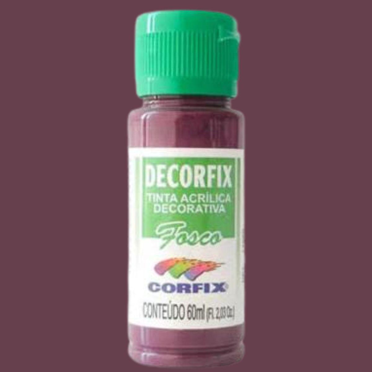 Tinta Acrílica Decorfix Corfix 60ml Fosca - Palácio da Arte