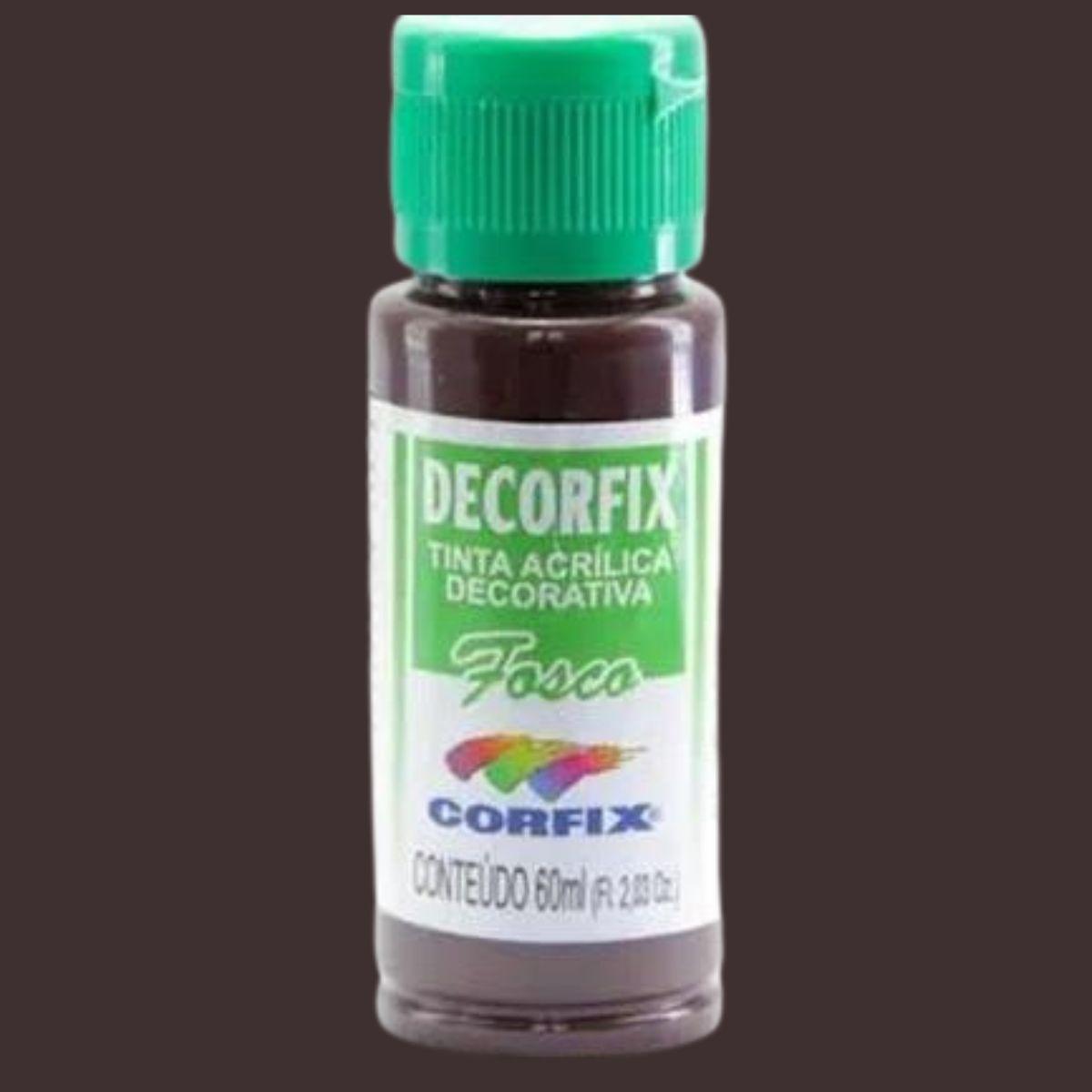 Tinta Acrílica Decorfix Corfix 60ml Fosca - Palácio da Arte